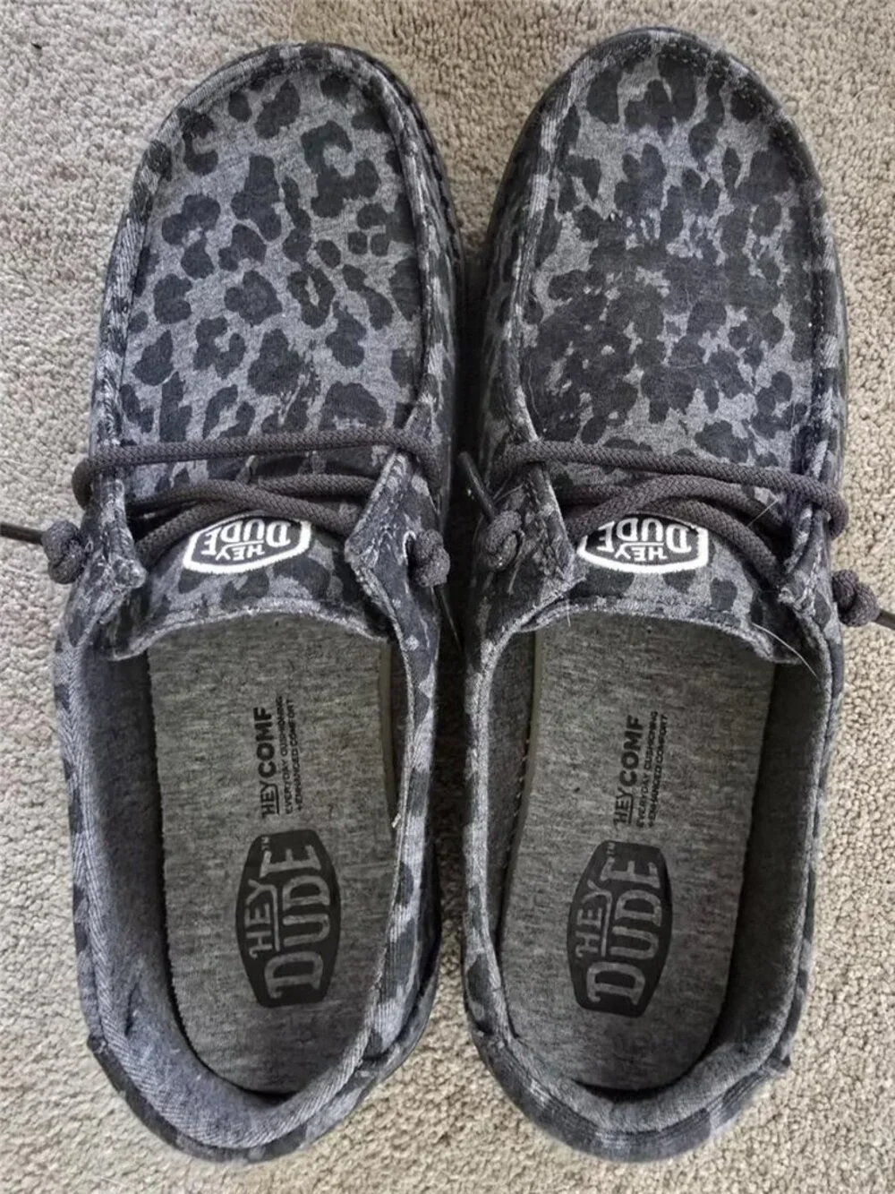 Women's Wendy Stretch Jersey Leopard Slip On Shoe | Lightweight Casual